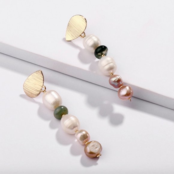 Anthropologie Fairy Natural Pearl Drop Earrings - Picture 7 of 8